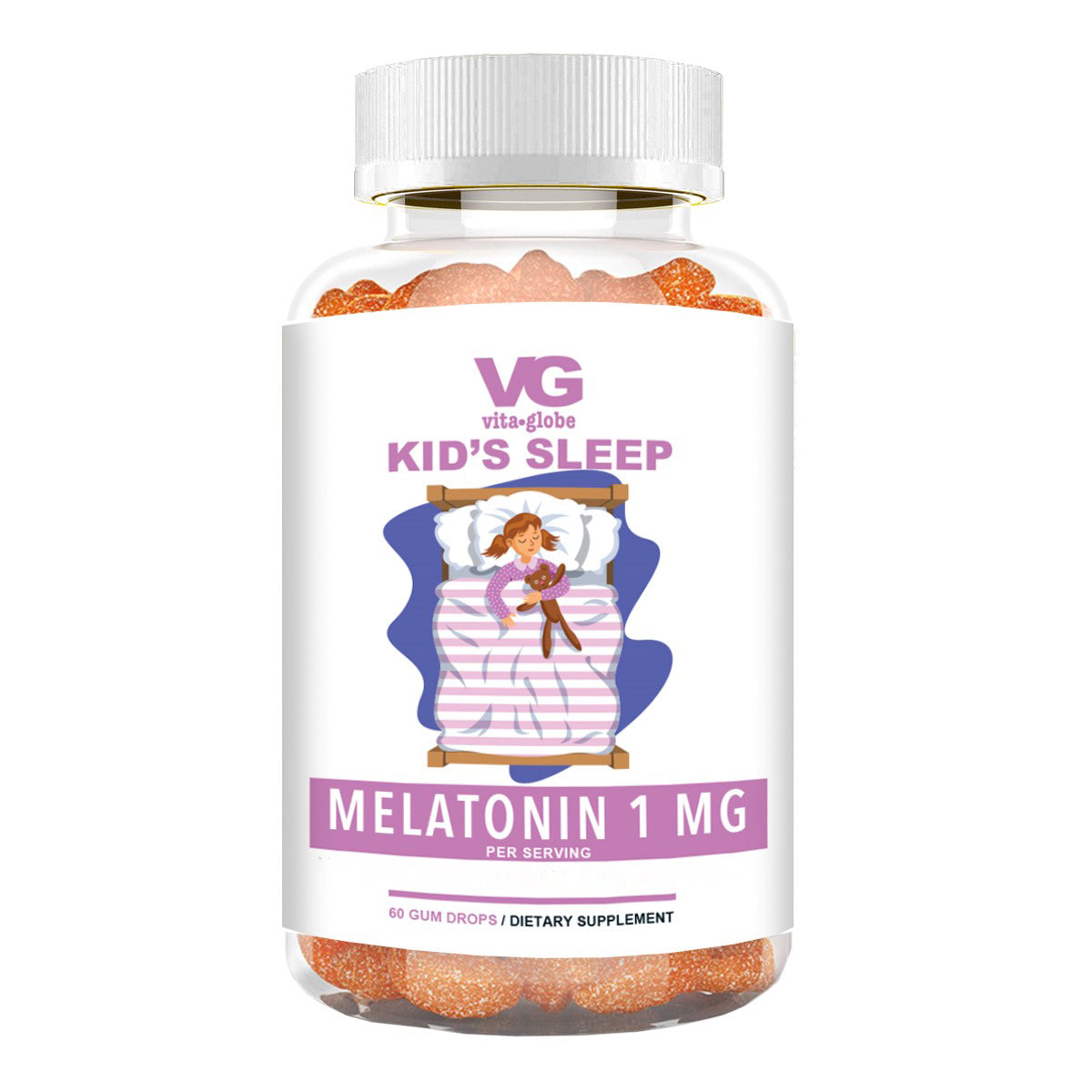 Vitaglobe Kids Sleep Melatonin Gummies supplement