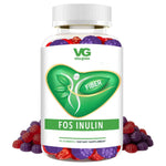 Bottle of Vita-Globe FOS Inulin gummies with a white background