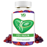 Bottle of Vita-Globe FOS Inulin gummies with a white background