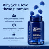 Why you'll love VitaPower Creatine Gummies Blue Raspberry