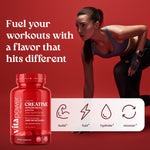 Fuel your workouts with a flavor that hits different - VitaPower Creatine Gummies Strawberry
