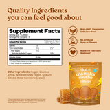 Vitalolli Manuka Soothe Lollipops ingredients: 55mg Manuka honey per lollipop, non-GMO, vegetarian and gluten-free