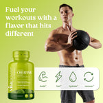 Fuel your workouts with a flavor that hits different - VitaPower Creatine Gummies Tart Green Apple