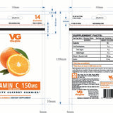 Vitamin C 150mg Gummy Vitamins Pouches