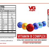 Vita Globe Vitamin B Complex Gummies Supplement Facts