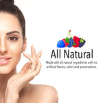 Vita globe biotin all natural made with no artificial flavors, colors or preservatives.