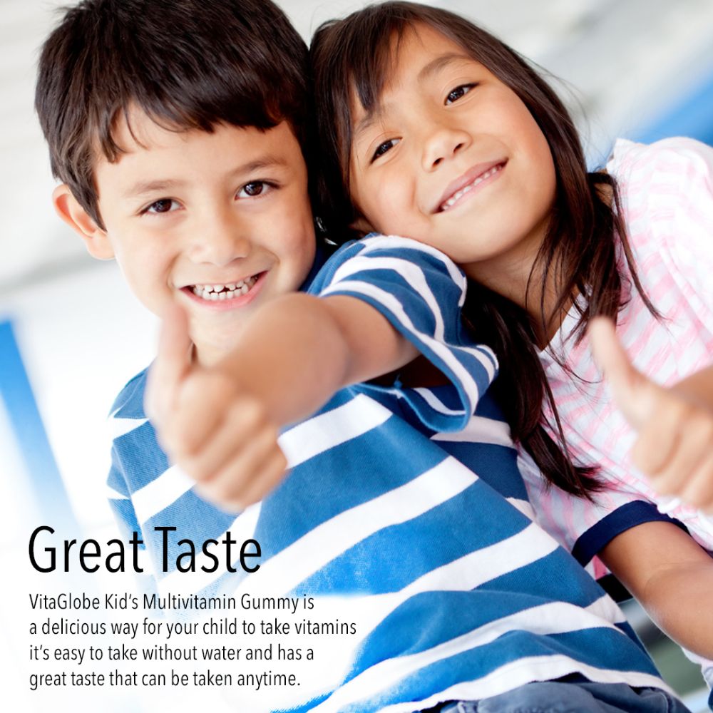 Vita Globe Kid's Gummy Multivitamin great taste