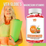 Vita Globe magnesium citrate gummy vitamins supports heart health