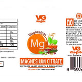 Vita Globe magnesium citrate gummy vitamins supplement facts
