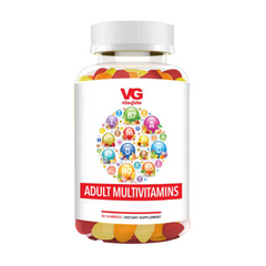 Vita globe adult multivitamin gummies 30 servings, 60 gummies per bottle