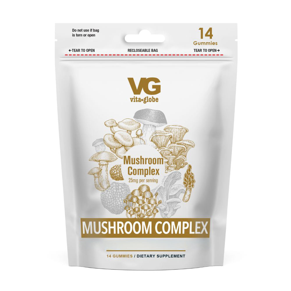 Vita Globe Mushroom Gummy Vitamin Pouches