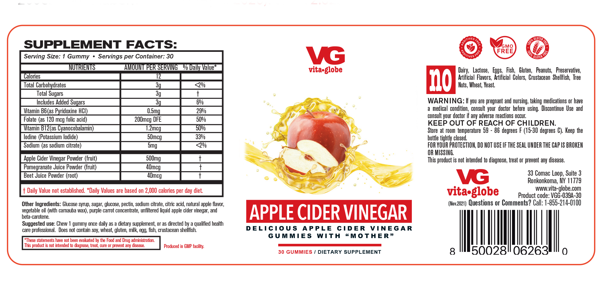 Vita globe appk=le cider vinegar gummies 