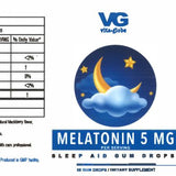 Vita Globe 5mg Melatonin Gummy Vitamins supplement facts