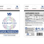 Vita Globe Super Probiotics Gummy Vitamin Pouches Supplement Facts