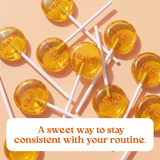 Vitalolli Vitamin C lollipops, orange and mango flavor: a sweet way to stay consistent with your routine