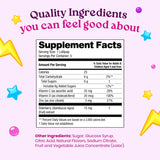 Vitalolli Elderberry Lollipops Supplement Facts: Vitamin C 25mg, Vitamin D 20mcg, Zinc 3mg, Elderberry extract 15mg per lollipop