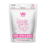 Vita Globe Hair Skin Nails support gummies pouches