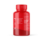 Vita Globe Apple Cider Vinegar Gummies bottle side view - vegan, non-GMO, gluten-free, mother knows best