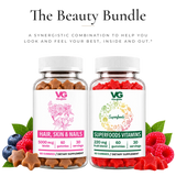 Vita Globe Beauty Bundle: Hair, Skin & Nails and Superfoods Vitamins gummies