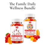 Vita Globe Family Daily Wellness Bundle: Kid's Multivitamins and Adult Multivitamins gummies