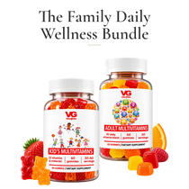 Vita Globe Family Daily Wellness Bundle: Kid's Multivitamins and Adult Multivitamins gummies