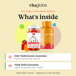 What's inside Vita Globe The Family Wellness Bundle