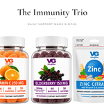 Vita Globe Immunity Trio: Vitamin C, Elderberry, and Zinc Citrate gummies