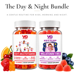 Vita Globe Day & Night Bundle: Kid's Multivitamins and Kid's Sleep Melatonin 1 mg gummies