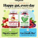 The Daily Digestion Duo: apple cider vinegar and prebiotic fiber gummies