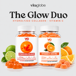 Vita Globe The Glow Duo with Hydrolyzed Collagen and Vitamin C 250mg gummies