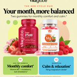 The Her Cycle Duo: Her PMS gummies and magnesium citrate gummies