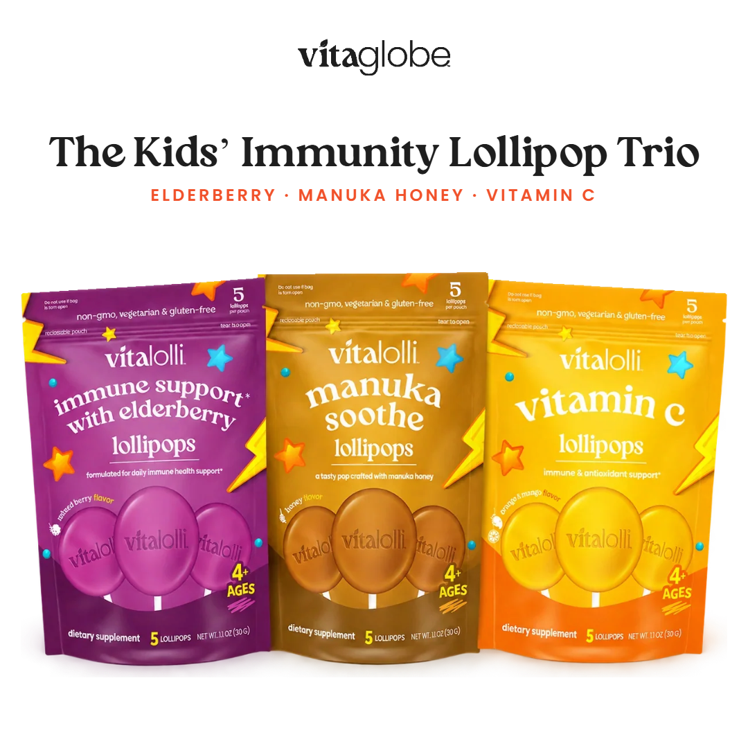 Vita Globe The Kids' Immunity Lollipop Trio