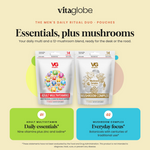 Vita Globe The Men's Daily Ritual Duo Pouches: why these formulas work together
