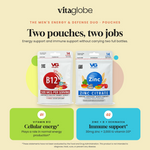 Vita Globe The Men's Energy & Defense Duo Pouches: why these formulas work together
