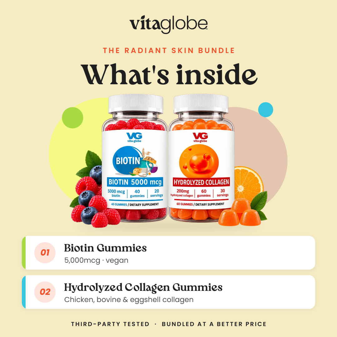 What's inside Vita Globe The Radiant Skin Bundle