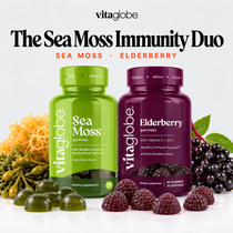 The Sea Moss Immunity Duo: Vita Globe Sea Moss and Elderberry gummies