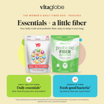 Vita Globe The Women's Daily Fiber Duo Pouches: why these formulas work together
