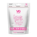 Vita globe hair skin and nails gummy pouches