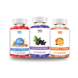 Vita globr immunity support gummy trio zinc, elderberry & vitamin c